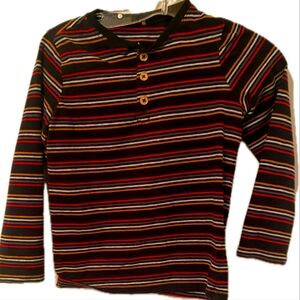 🌞2/15$ Tag Multicolor Striped Long Sleeve Tee